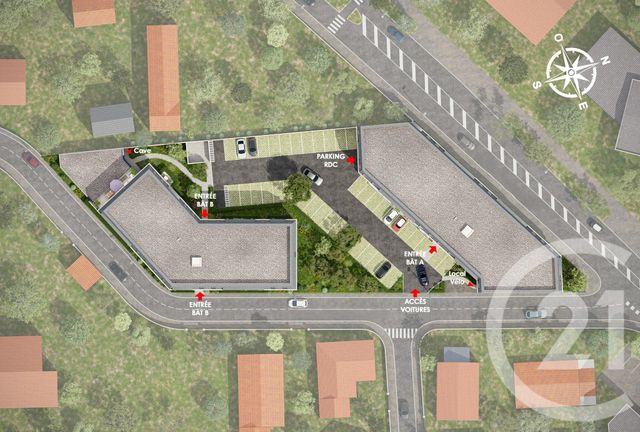 Appartement T3 à vendre - 3 pièces - 56.15 m2 - ST JEAN DE MONTS - 85 - PAYS-DE-LOIRE - Century 21 La Côte Montoise